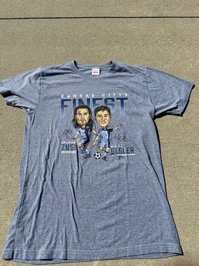 Kansas City Finest Gray Graphic Short Sleeve Tee